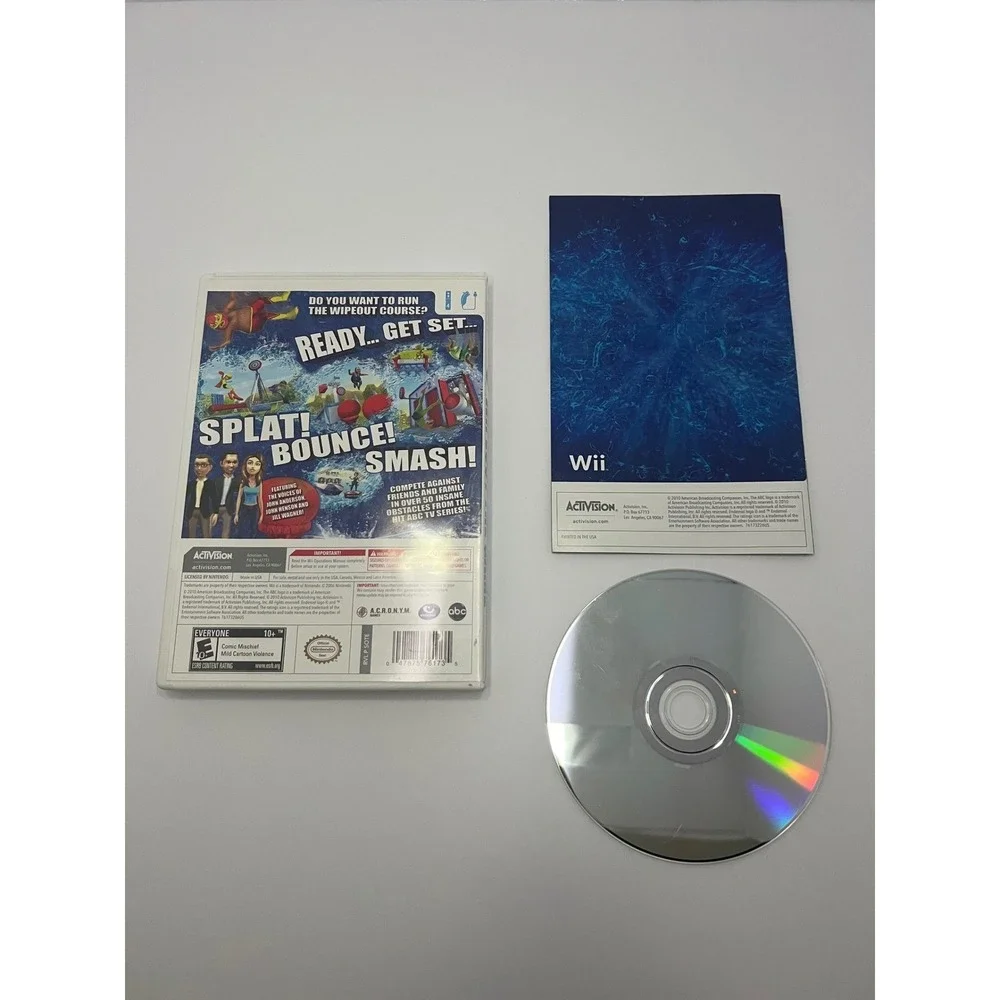 Wipeout: The Game Nintendo Wii Complete CIB Tested & Working Family Fun Party‎